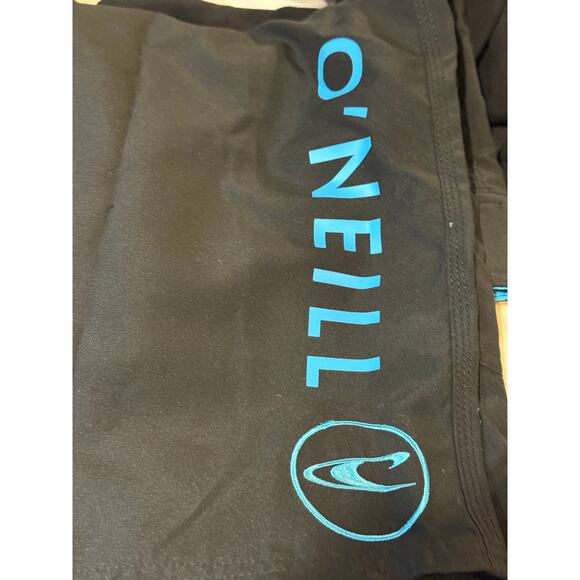 O’Neill Black Santa Cruz Solid 2.0 Swim Trunks Shorts Boardshorts 36 NWT - Picture 7 of 7